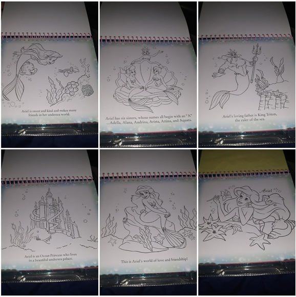 Special Edition The Little Mermaid  Storybook Paint N’play  Vintage 2006 New - Picture 4 of 10